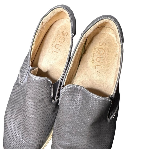 SOUL NATURALIZER Women's Black Tia Platform Slip-On Sneakers Size 10W - Picture 4 of 9